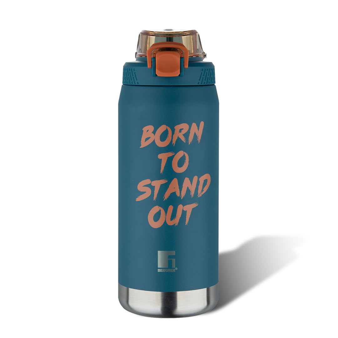 Walking AquaGymPro Thermosteel Hot and Cold 1100 ml Flask - Light Blue