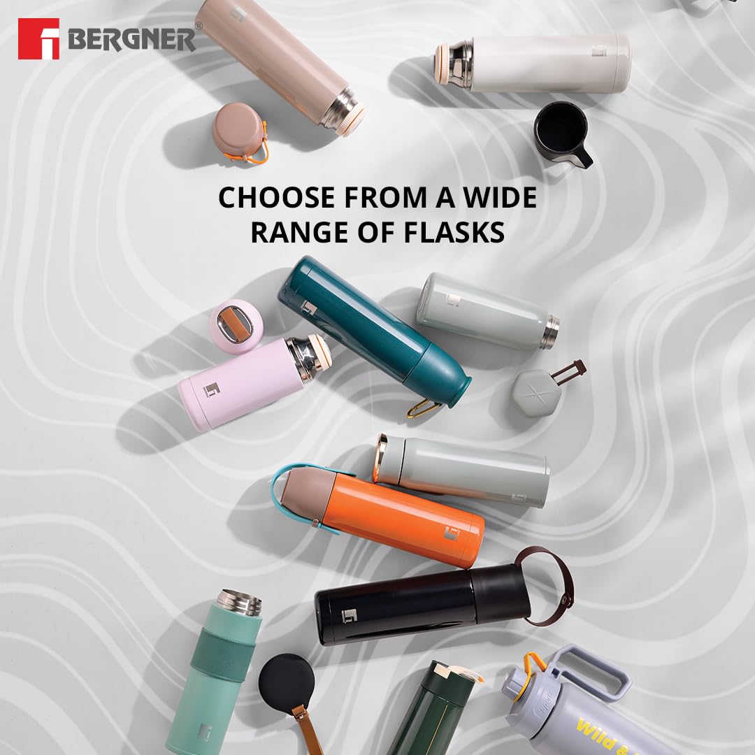 Walking AquaGymPro Thermosteel Hot and Cold 1100 ml Flask - Light Blue