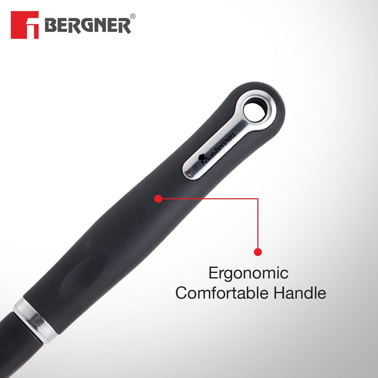Master Pro Stainless Steel Vegetable and Potato Peeler 20.5cm, Durable, For Salad Preparation, Dishwasher Safe