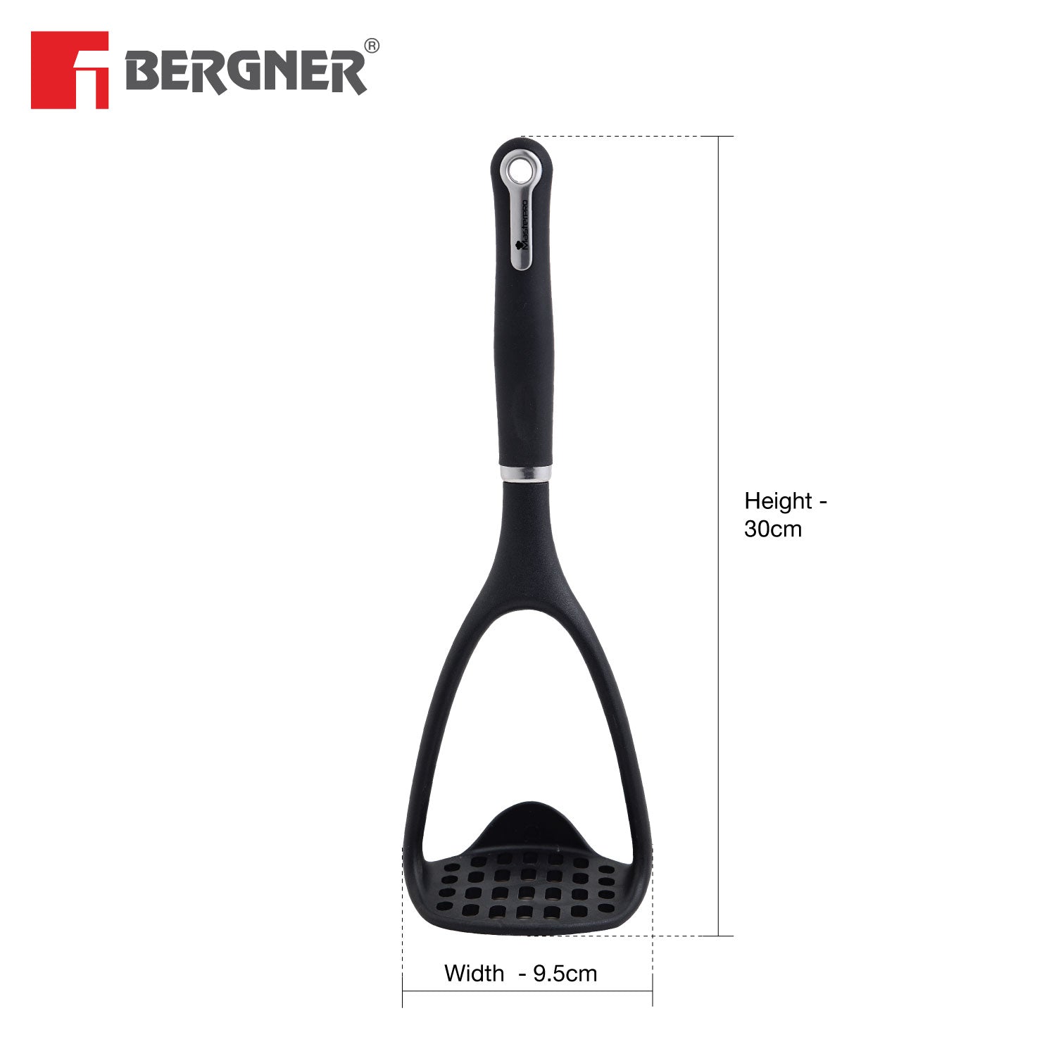 Master Pro 30cm Nylon Pav Bhaji Masher for Kitchen