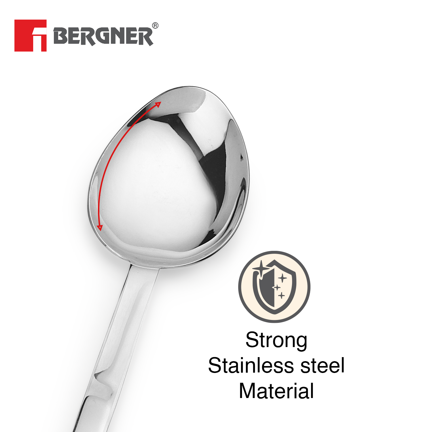 Argent Stainless Steel Serving Spoon 31 cm