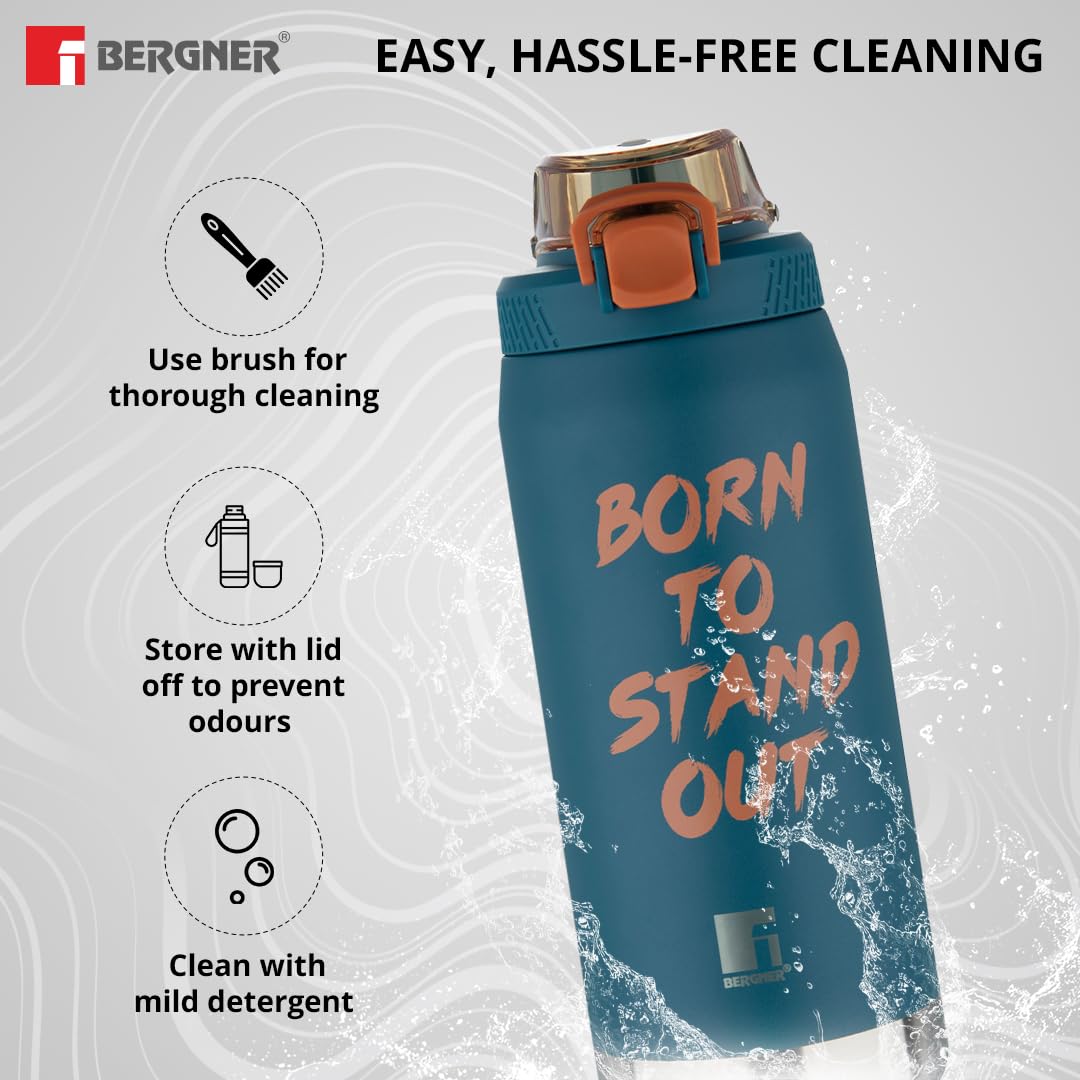 Walking AquaGymPro Thermosteel Hot and Cold 1100 ml Flask - Light Blue