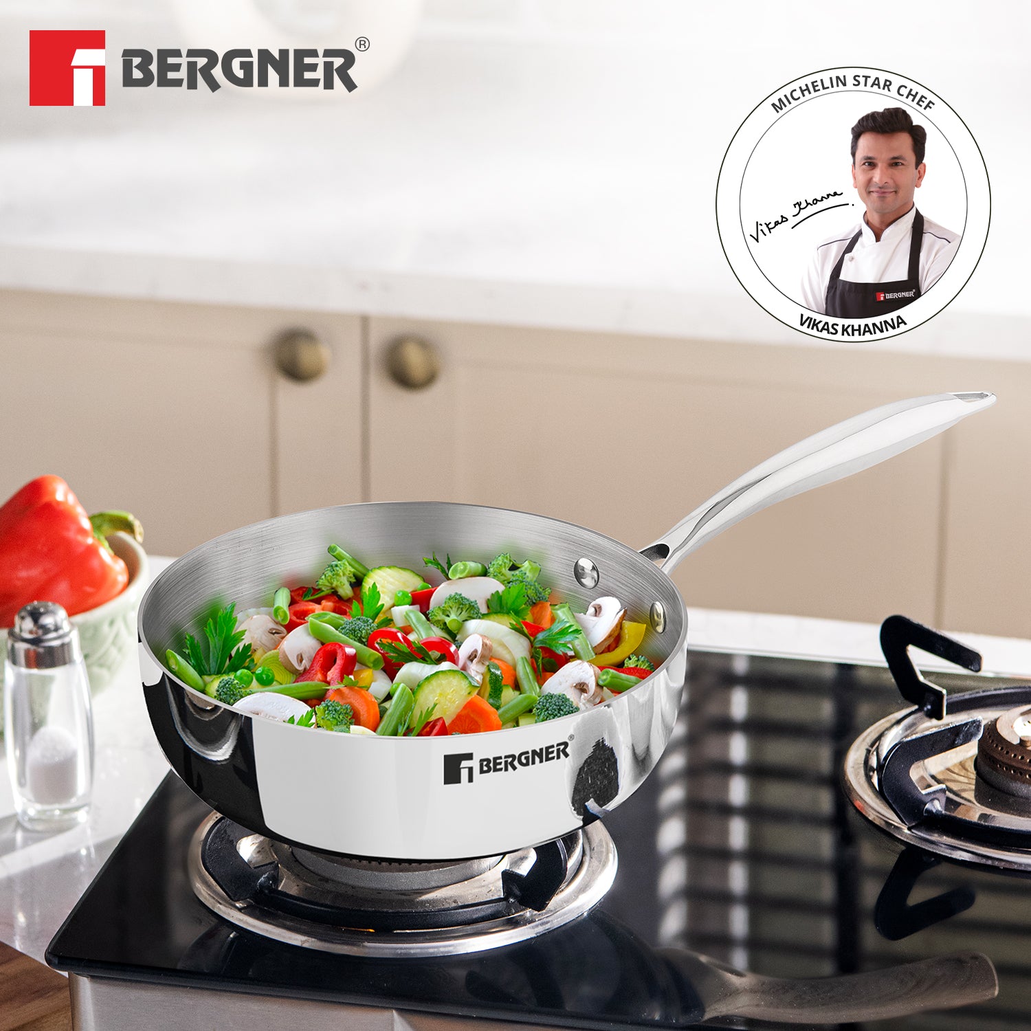 Argent Saira 22cm (2.5L) Multi frypan