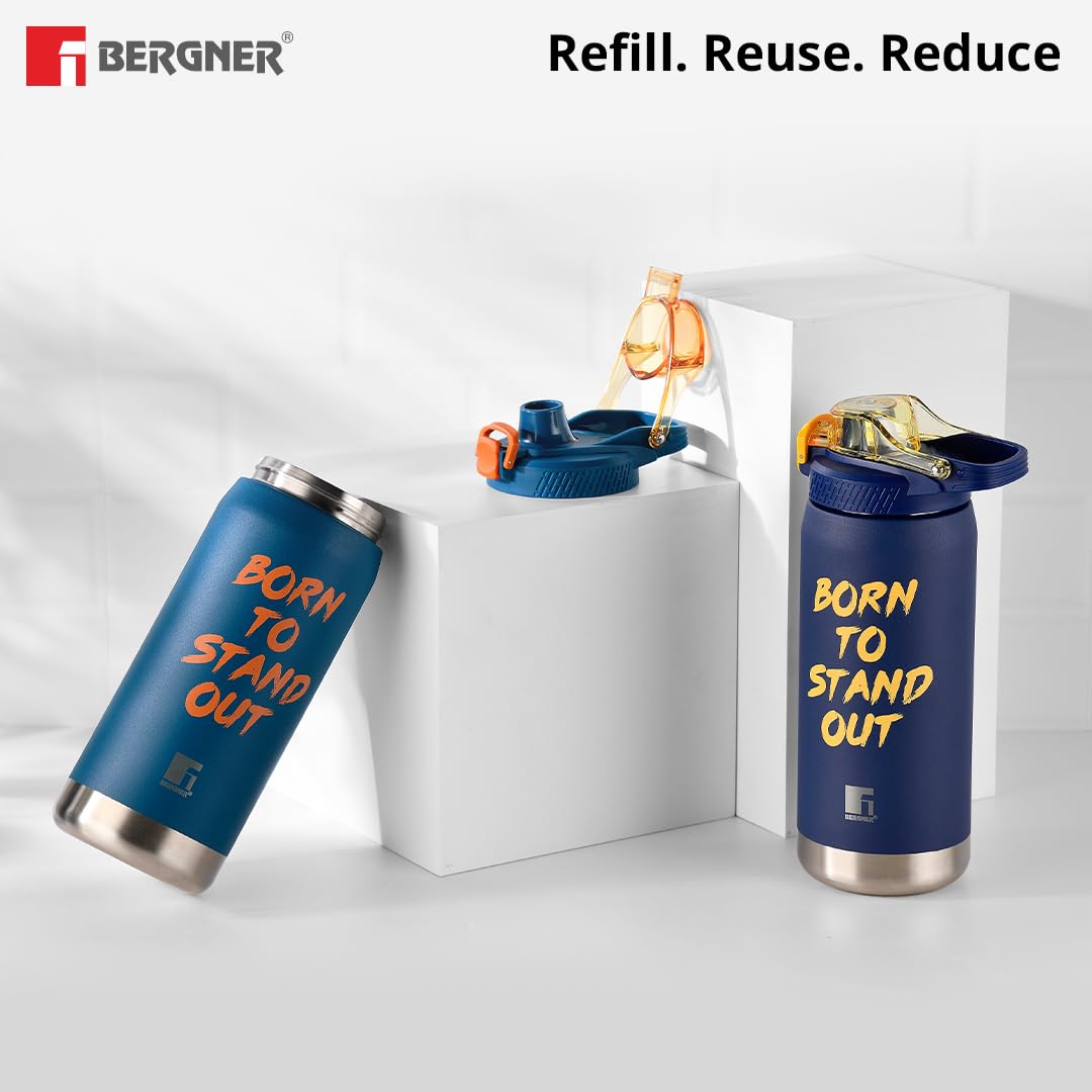 Walking AquaGymPro Thermosteel Hot and Cold 1100 ml Flask - Light Blue