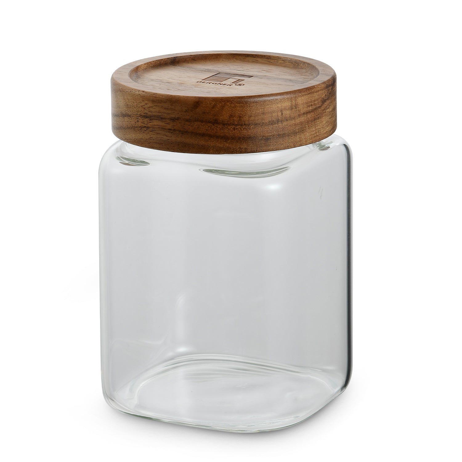 Acadia Borosiliate Stripe Design Glass Jar (190ml) - 2Pcs