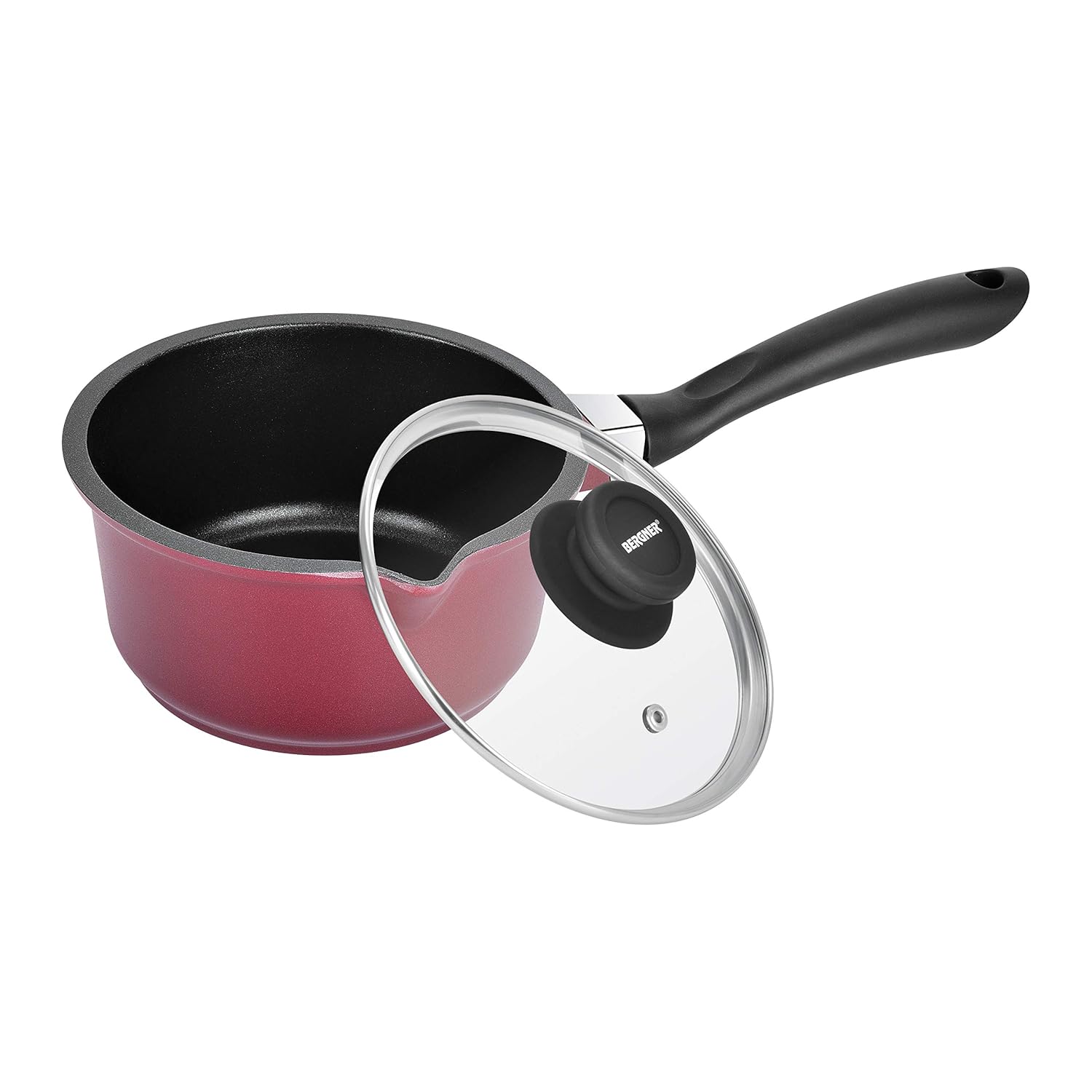 Scarlett Cast Aluminium Non-Stick Saucepan with Glass Lid (16cm)