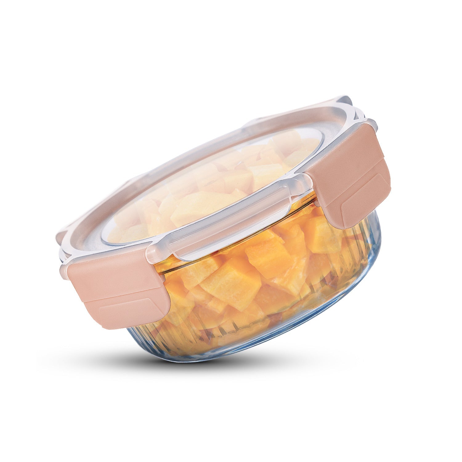 Smart Lock Borosilicate Glass Food Container, Air-Tight, Microwave and Oven Safe