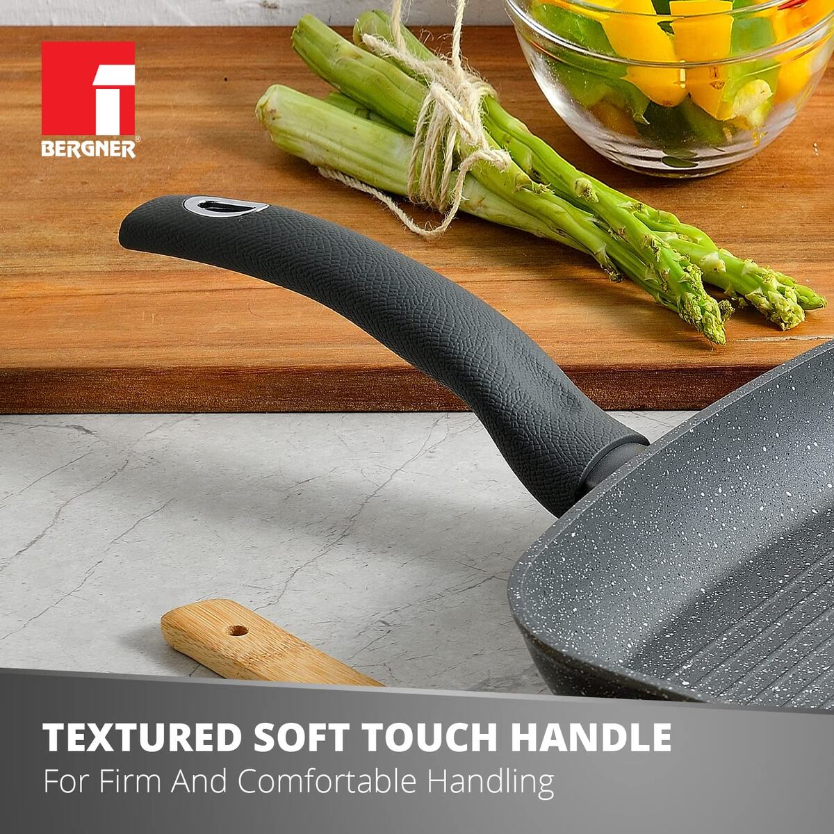Orion Marble Non Stick 28 cm Grill Pan/ Griddle - Induction Bottom