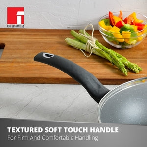 Orion Marble Non Stick 28cm (3.3 L) Chinese Wok - Induction Bottom