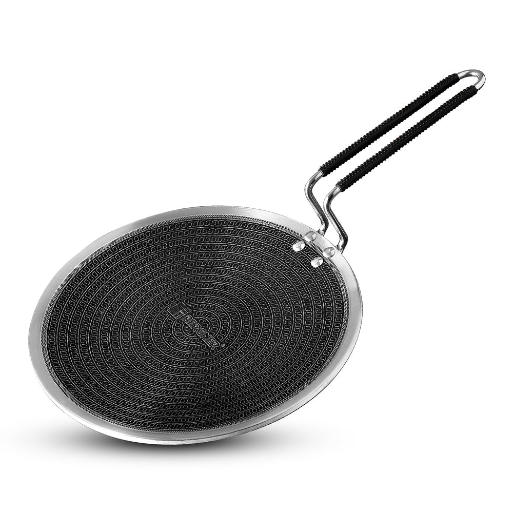 Hitech Tri-Ply Stainless Steel Non-Stick 26cm Roti Tawa - Induction Bottom