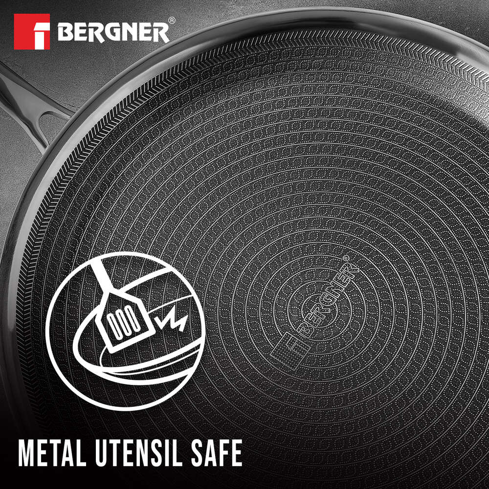 Hitech Tri-Ply Non-Stick Stainless Steel Dosa Tawa - Induction Bottom