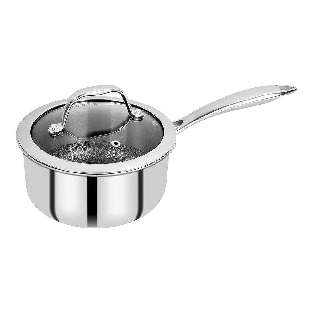 Hitech Tri-Ply Stainless Steel Non-Stick 16cm (1.6 L) Saucepan