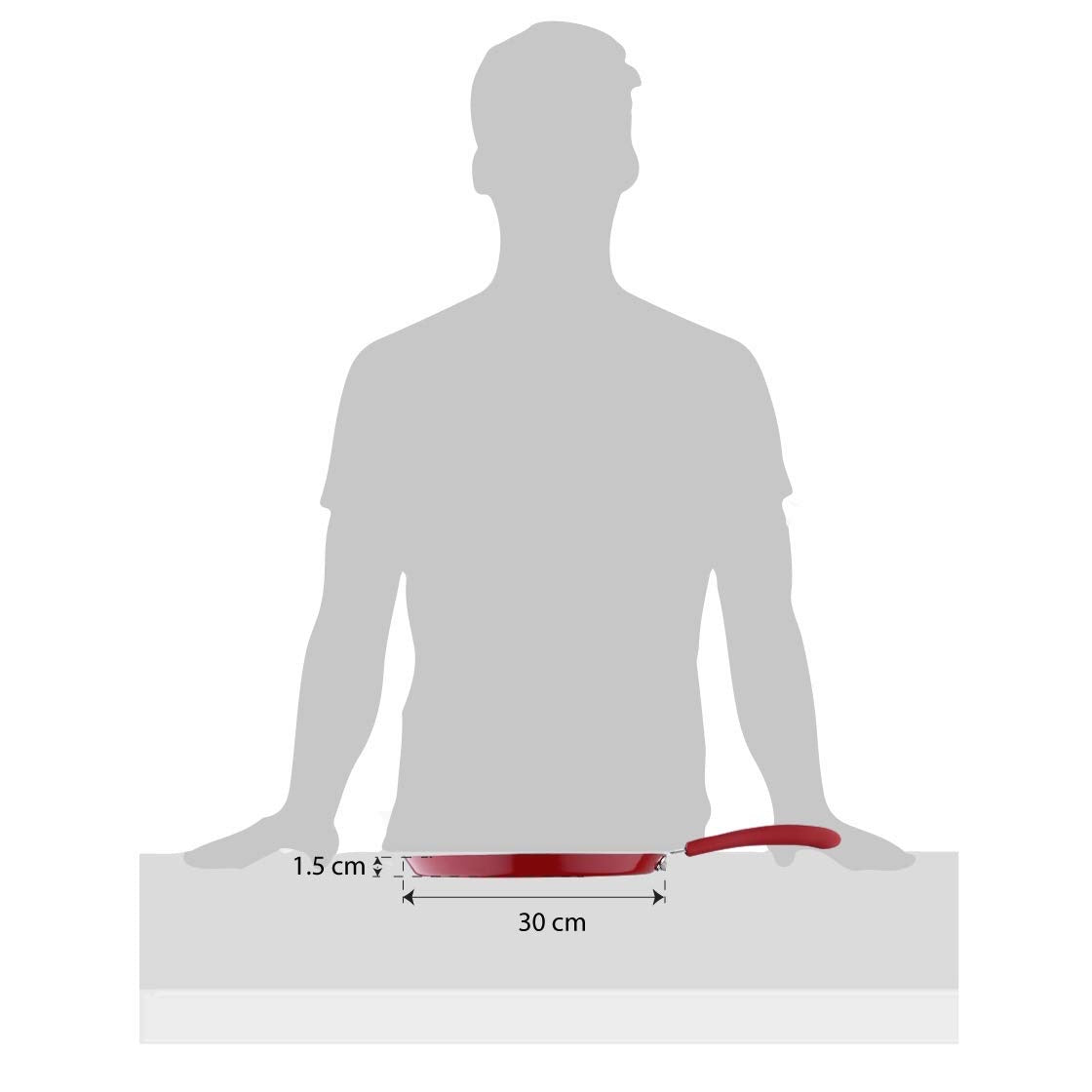 Bellini Plus 5-Layer Non-Stick Dosa Tawa - Induction Bottom