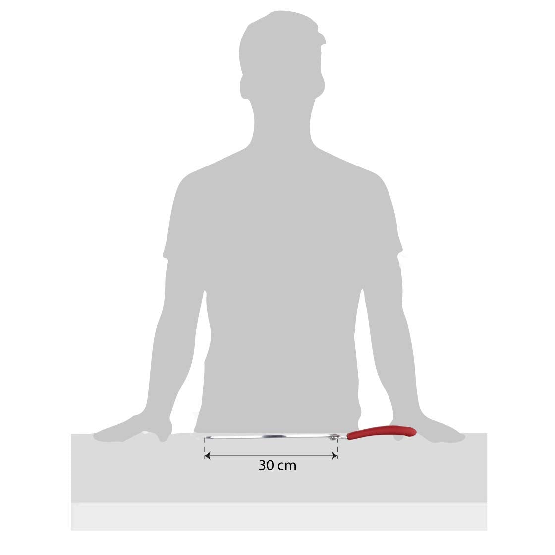 Bellini Plus 5-Layer Non-Stick 30 cm Flat Tawa - Induction Bottom