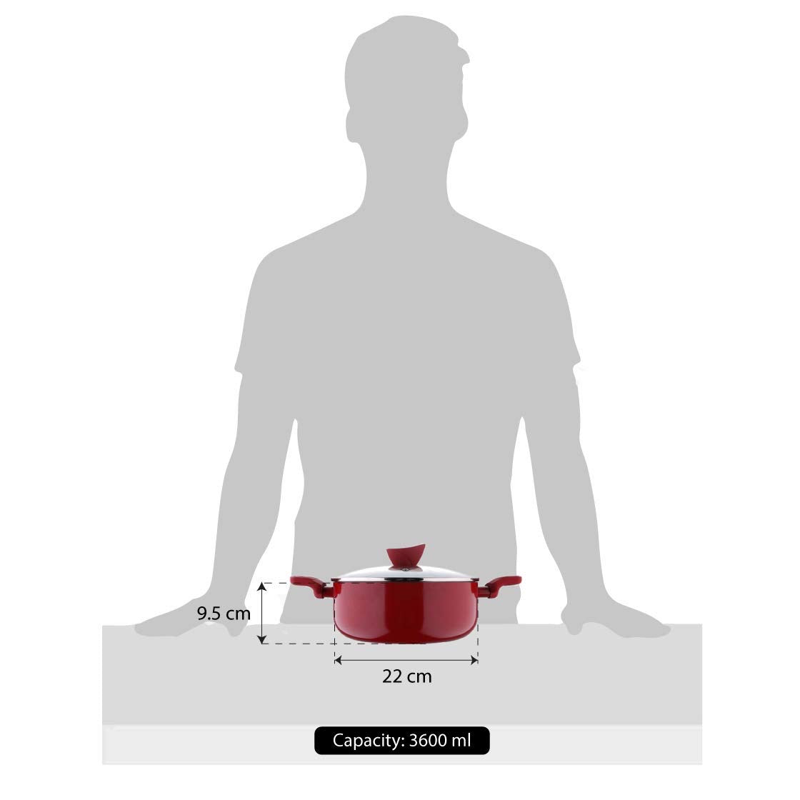 Bellini Plus 5-Layer Non-Stick Casserole - Induction Bottom