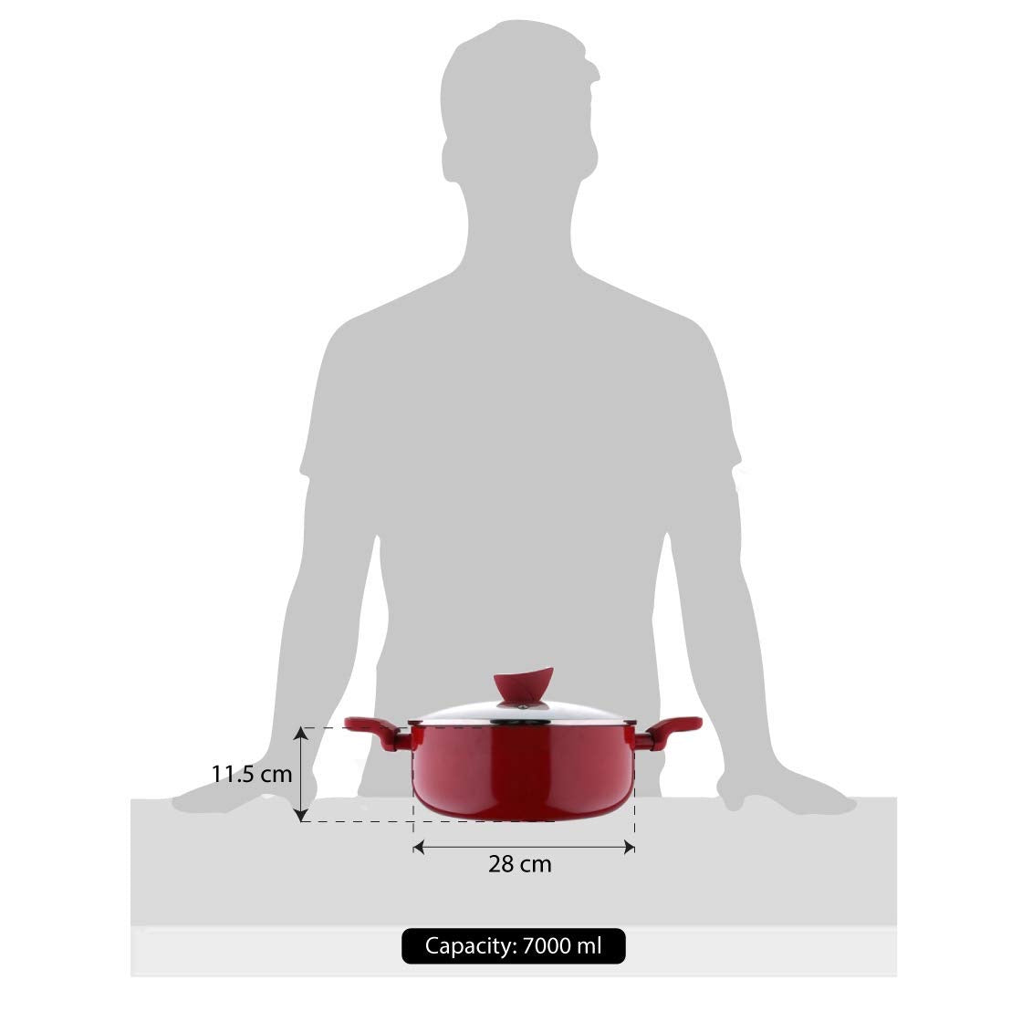 Bellini Plus 5-Layer Non-Stick Casserole - Induction Bottom