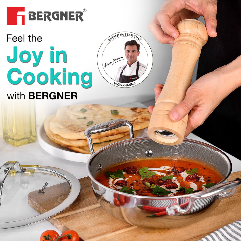 Hi-Tech Giro x Ceramic 32cm (5.8L) Kadai - Induction Bottom