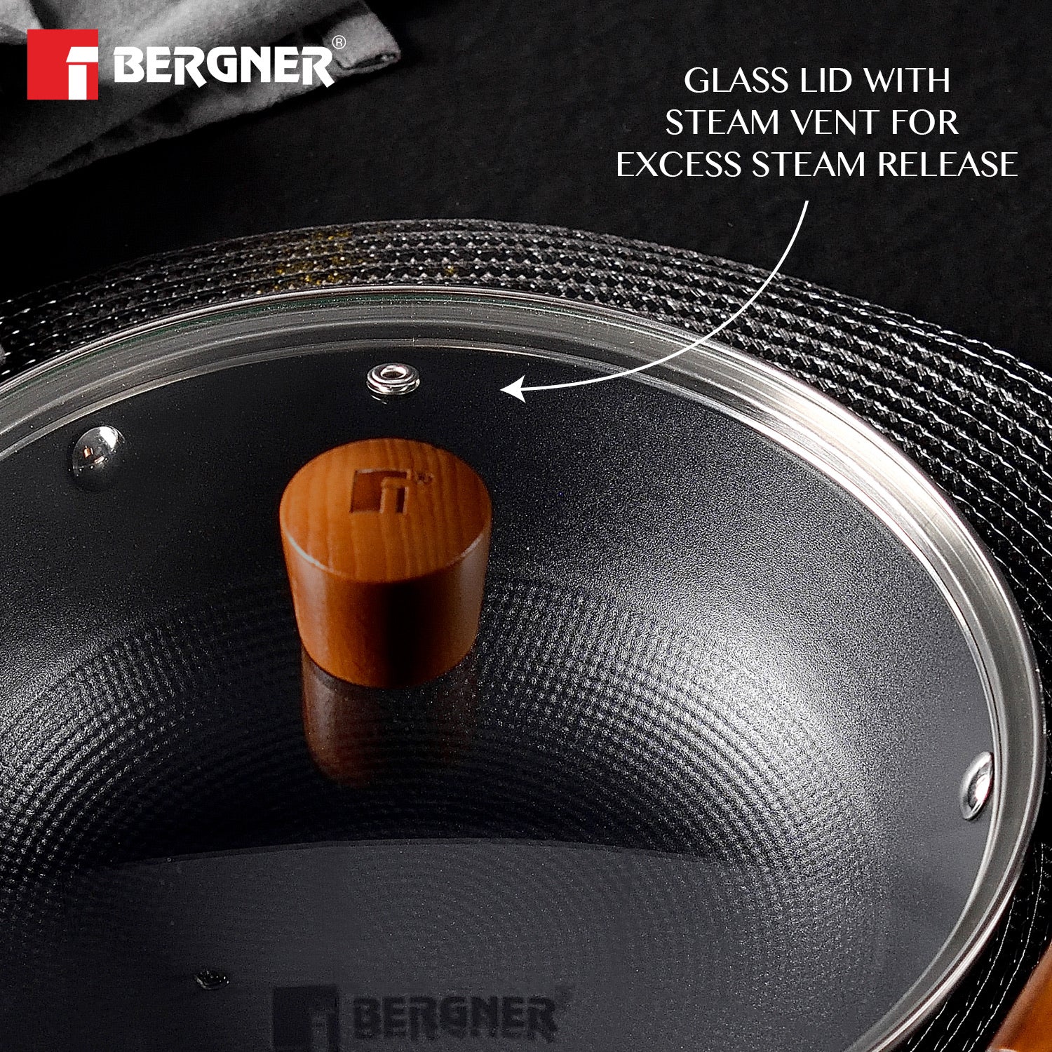 Odin Lightweight Iron Kadai, Enamel Finish - Induction Bottom