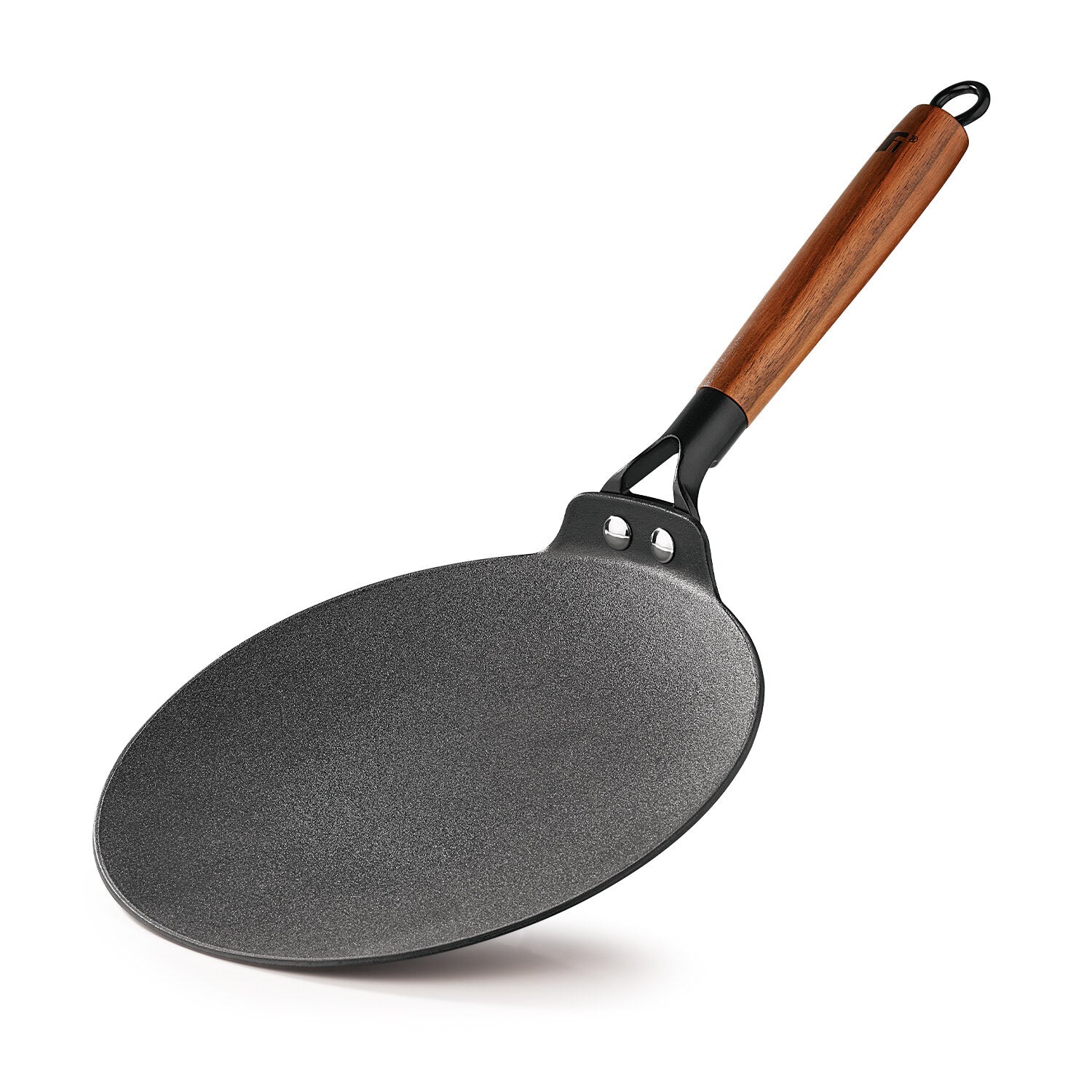 Odin Lightweight Iron 22cm Roti Tawa, Enamel Finish - Induction Bottom