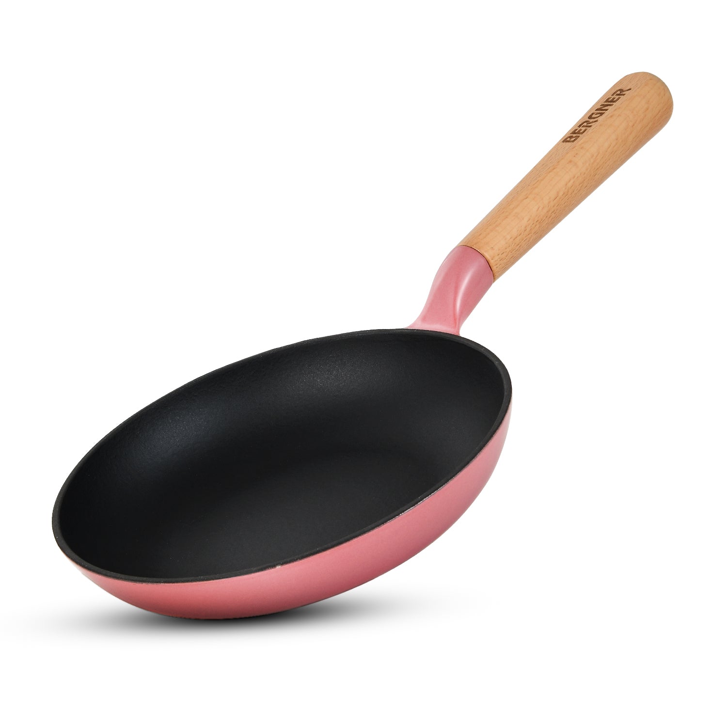 Excalibur Light Cast Iron Frypan 18cm - Induction Bottom, Pink