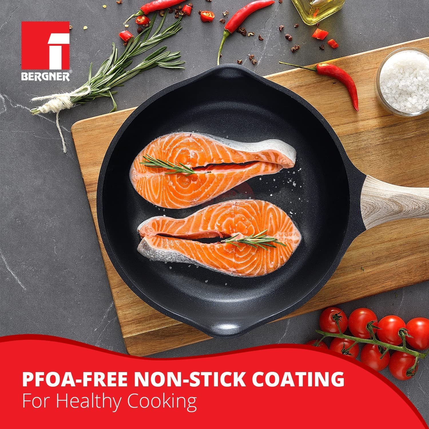 Ultimate ILag Marble Non-Stick Frypan 28 cm, 2.5 Litres, Induction Bottom