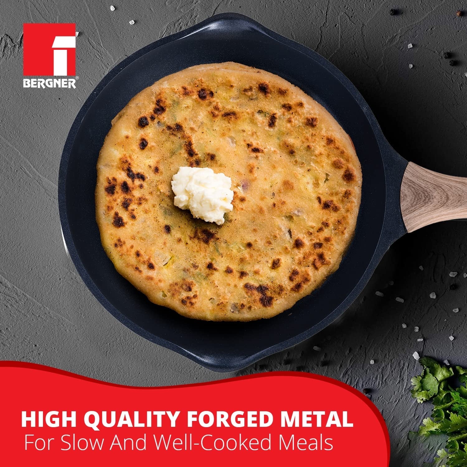 Ultimate ILag Marble Non-Stick Frypan 28 cm, 2.5 Litres, Induction Bottom