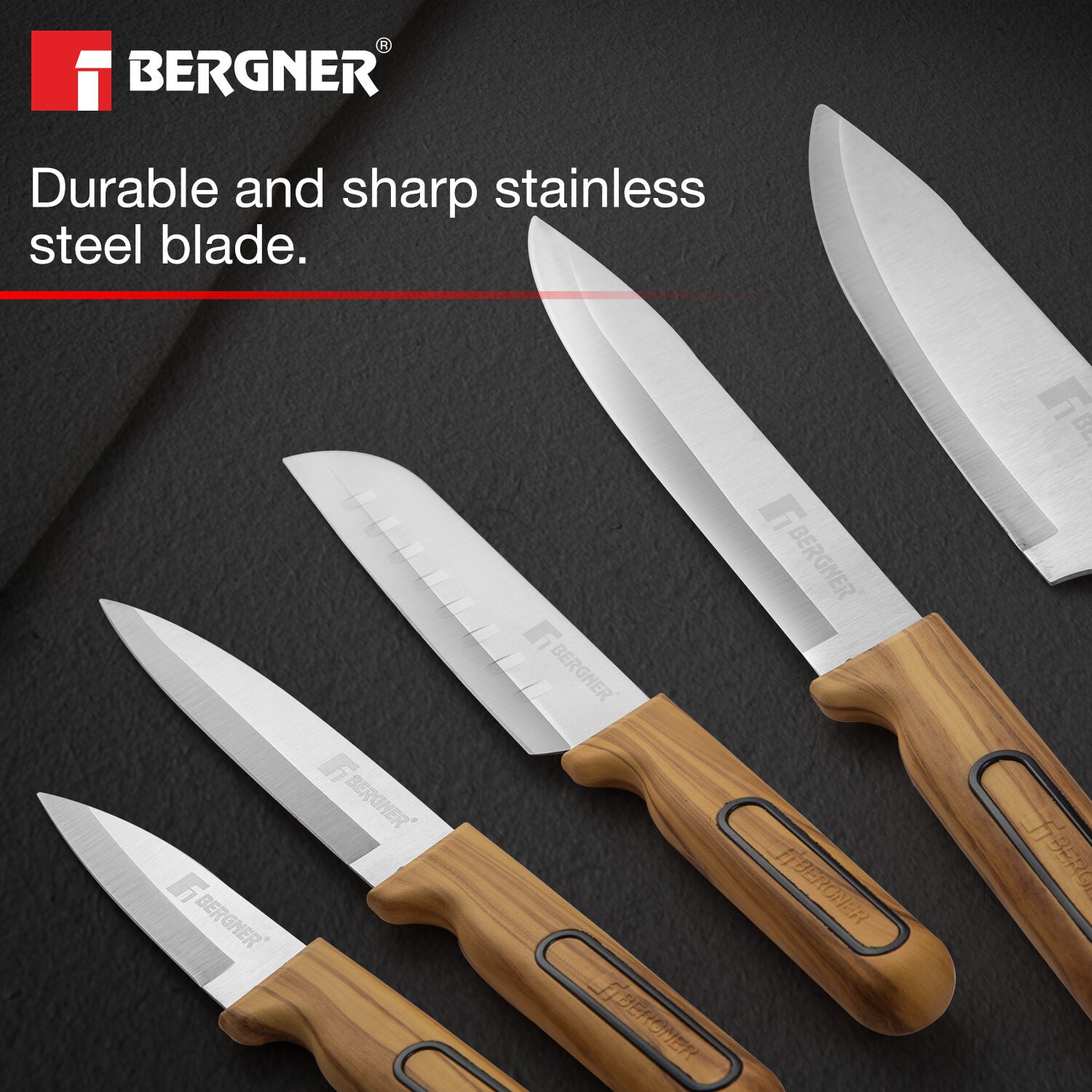 Olive Garden Stainless Steel 6 Pcs Knife Set