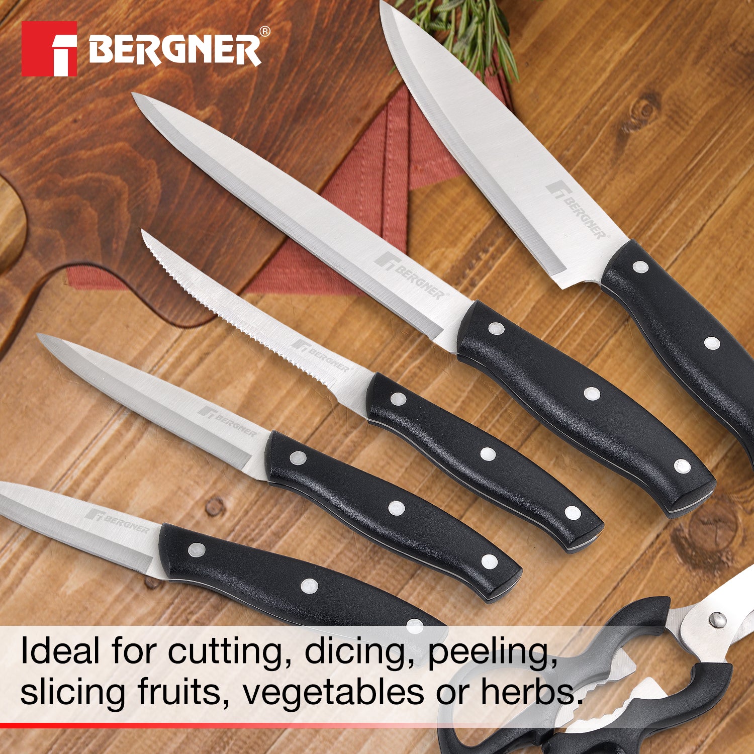 Düsseldorf 7-Pieces Stainless Steel Knife Set