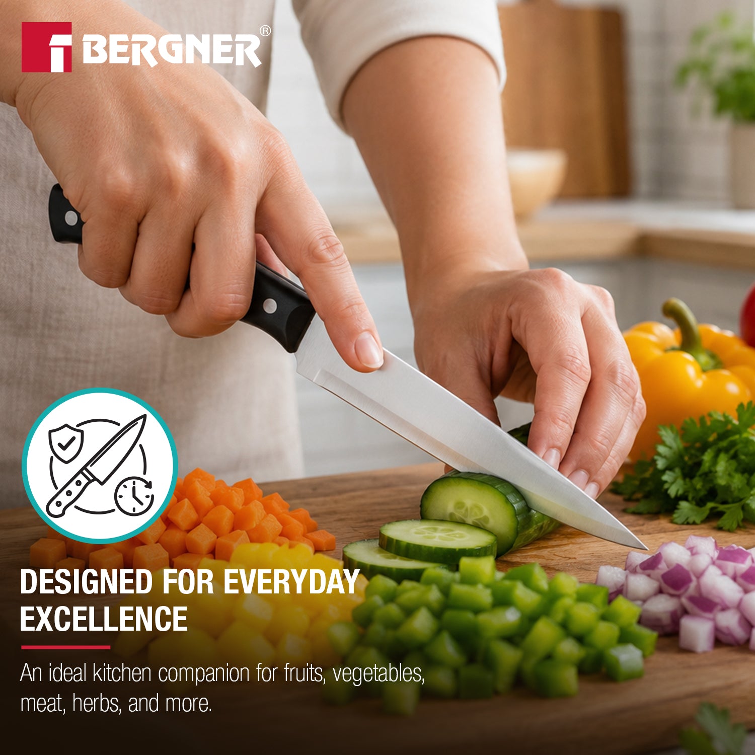 Essential Plus Stainless Steel Chef Knife 19.8cm