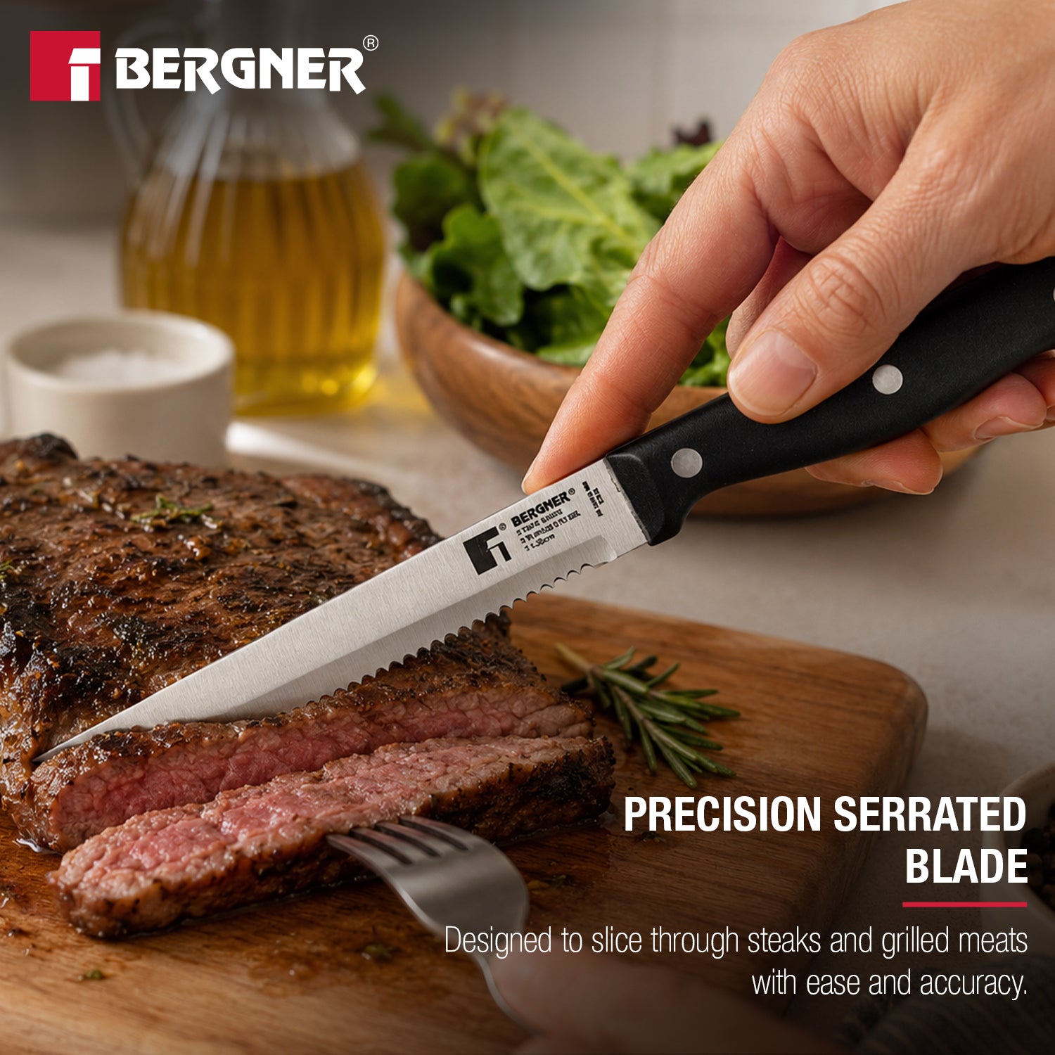 Essential Plus Stainless Steel Steak Knife 11.25cm