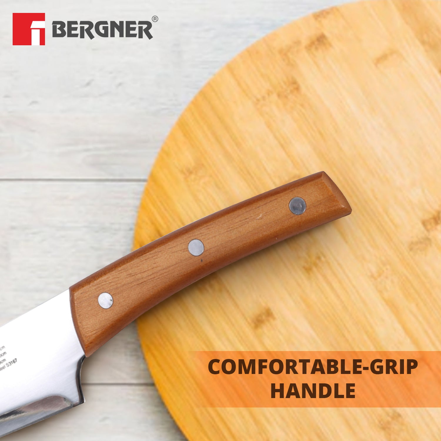 Natural 20cm Stainless Steel Chef Knife