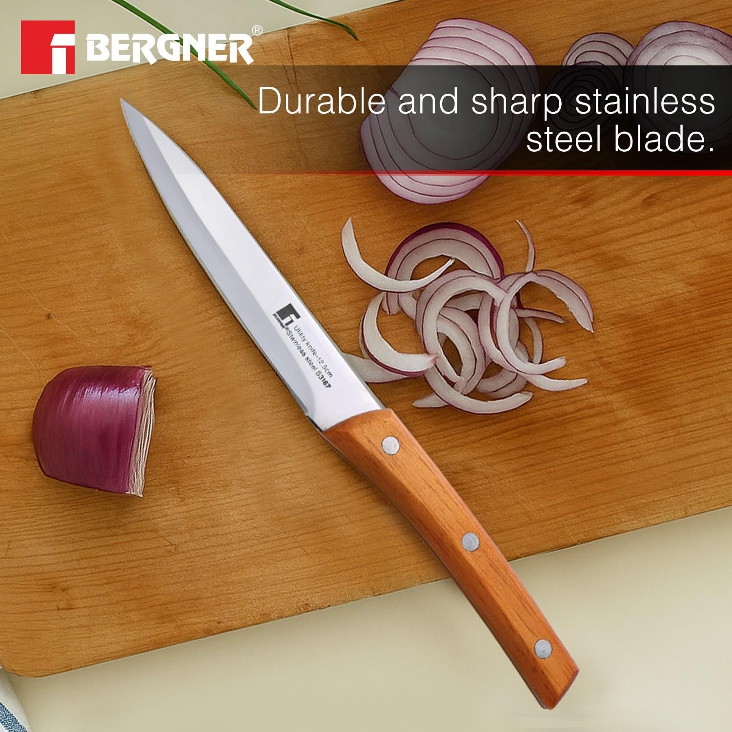 Nature Stainless Steel 12.5cm Utility Kitchen Knife