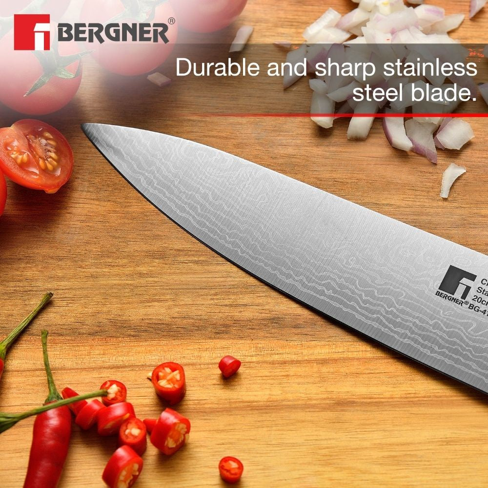 Argent Stainless Steel 20cm Chef Knife, Matt Finish