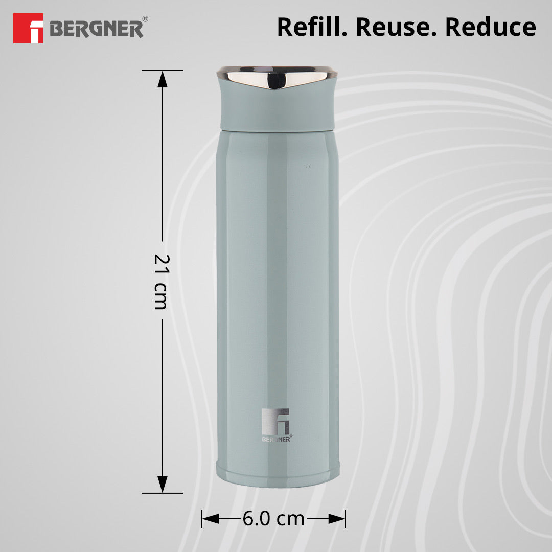 Walking CarryCask Thermosteel Hot and Cold 450ml Flask - Green