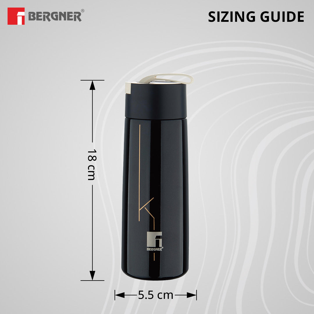 Walking Filter Flow Thermosteel Hot and Cold 350ml Flask - Black