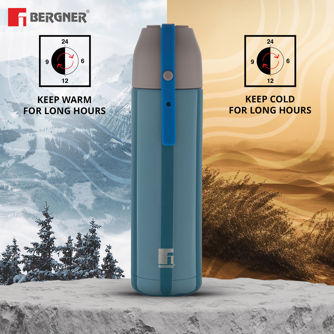 Walking Eleganza Thermosteel Hot and Cold 500ml Flask - Green