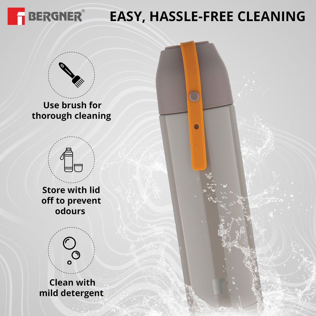 Walking Eleganza Thermosteel Hot and Cold 500ml Flask - Brown