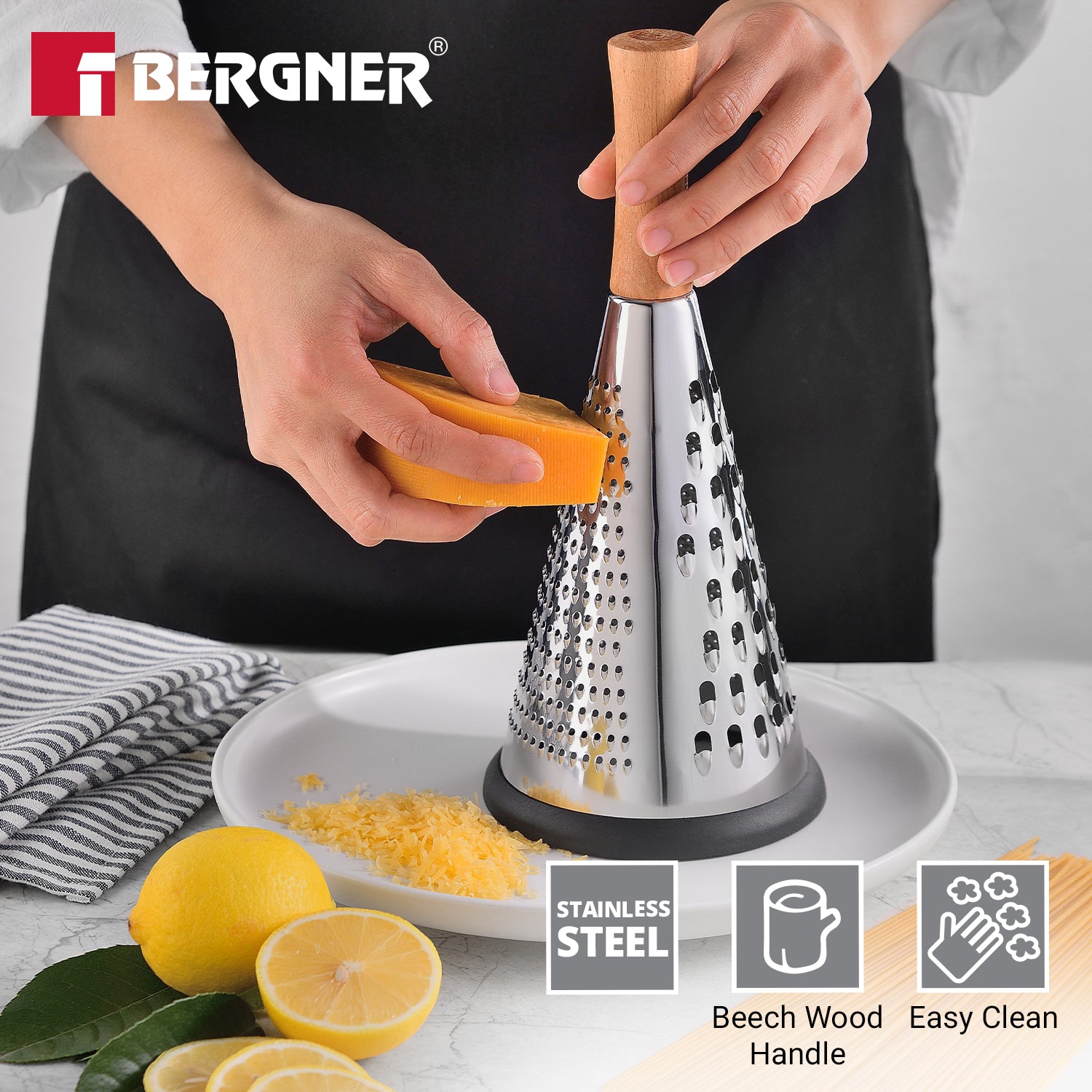 Naturally Stainless Steel Cone Grater