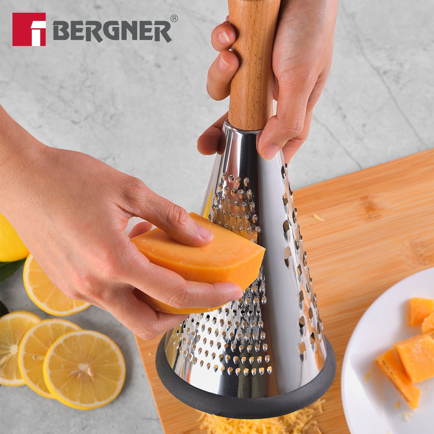 Naturally Stainless Steel Cone Grater