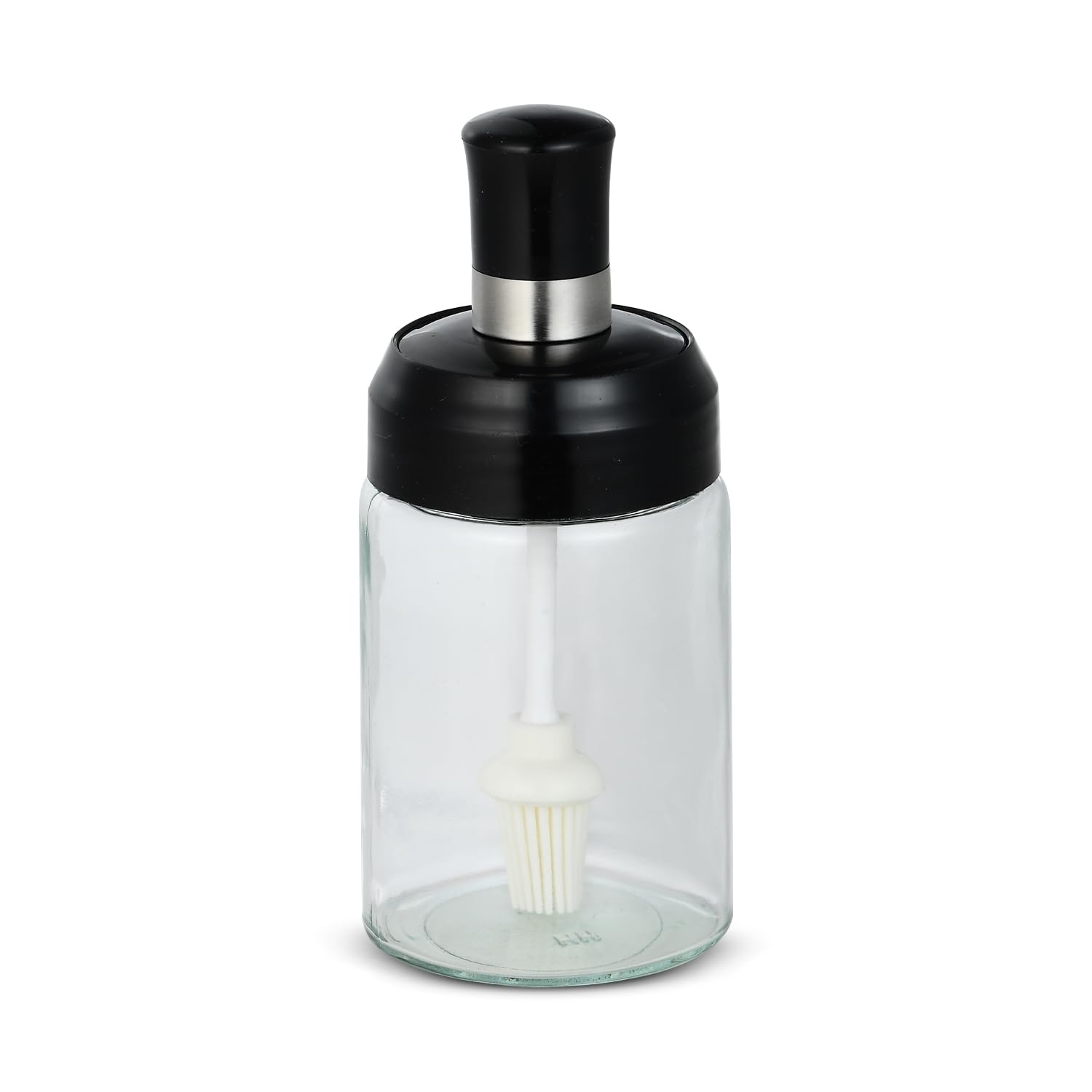 Bergner Glass Oil Dispenser (260ml) with Silicone Brush