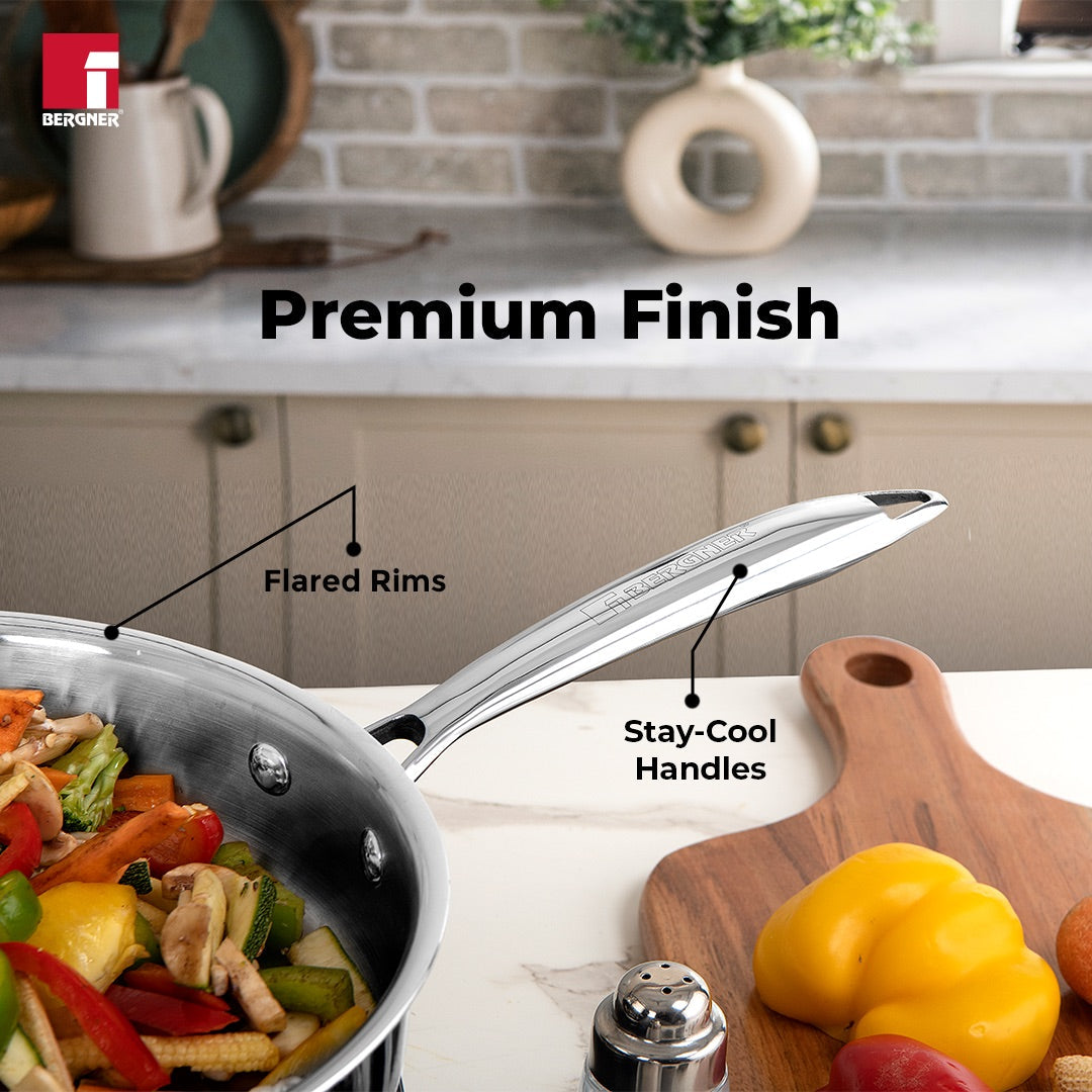 Argent Tri-Ply Stainless Steel Sautepan