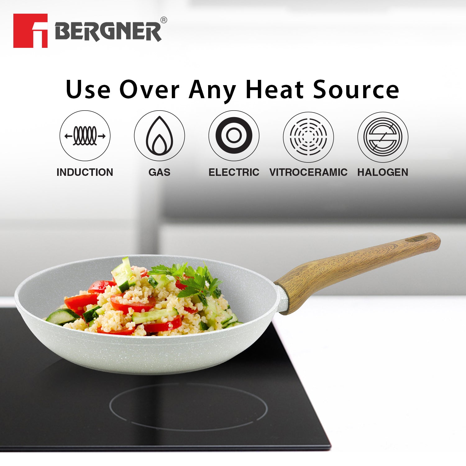 Naturally Forged Aluminum 20cm Frypan