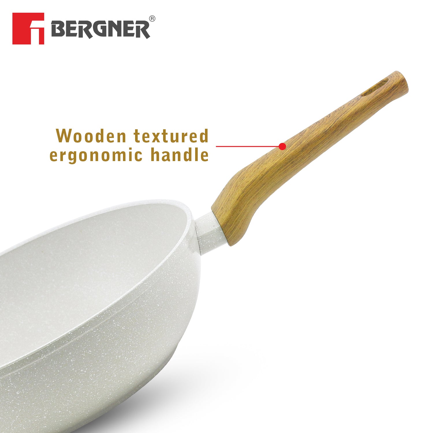 Naturally Forged Aluminum 28cm (3 L) Wok - Induction Bottom