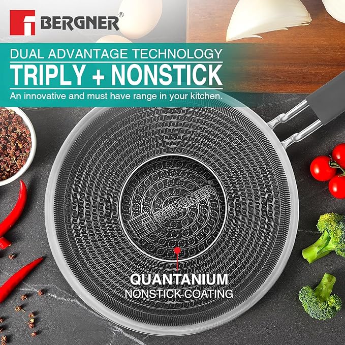 Hi-Tech Tri-Ply Stainless Steel 26cm Non-Stick Roti Tawa
