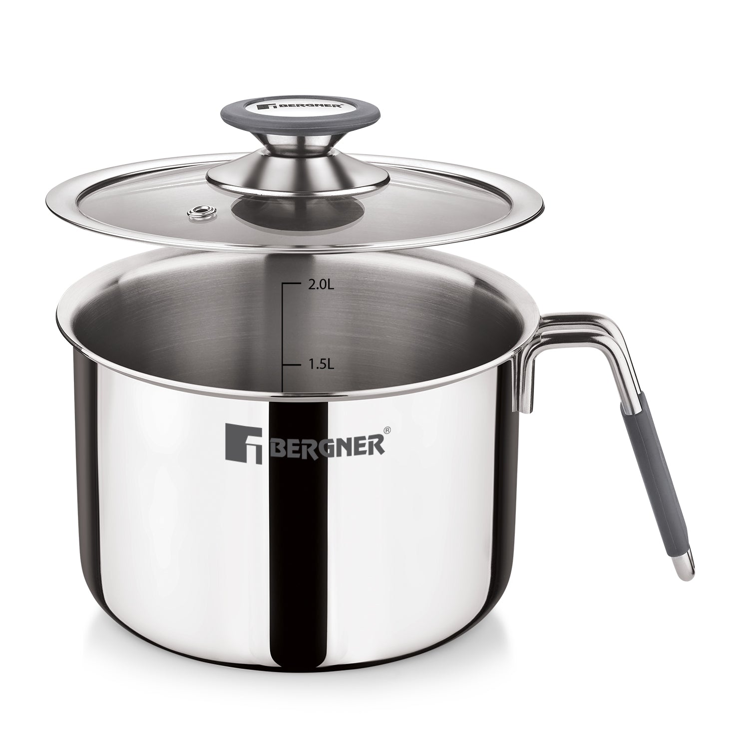 Argent Triply Milk Boiler 17cm (2.5L)