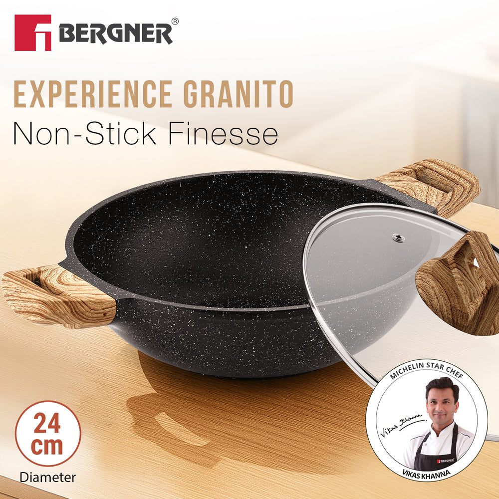 Bergner Sienna Elite 5 Pcs Non-Stick Cookware Set - Induction Bottom