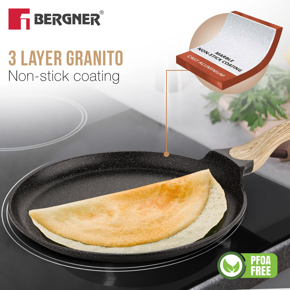 Bergner Sienna Elite 5 Pcs Non-Stick Cookware Set - Induction Bottom