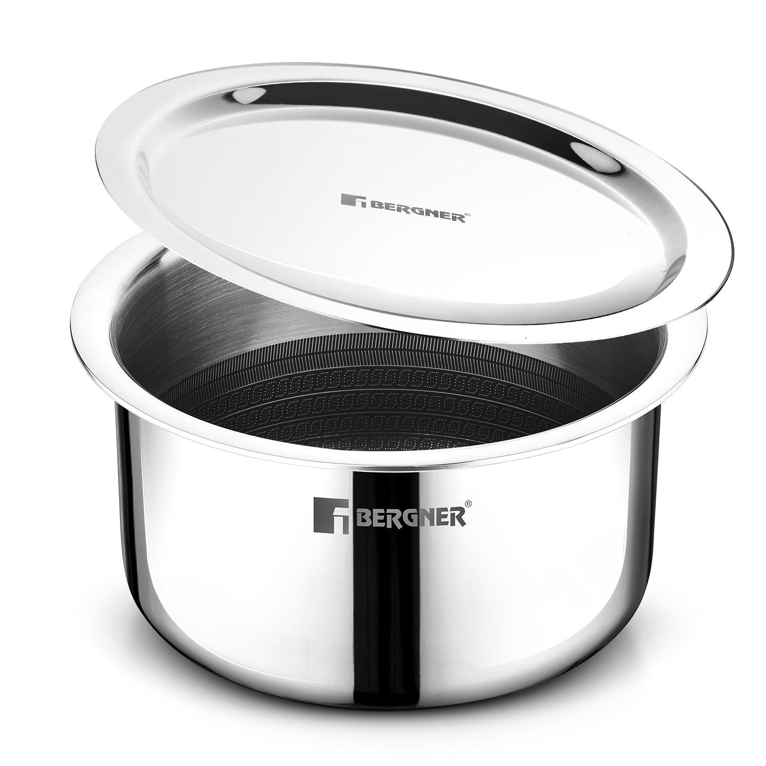 Hitech Giro Triply Tope with Stainless Steel Lid, 24cm (4.6 L)