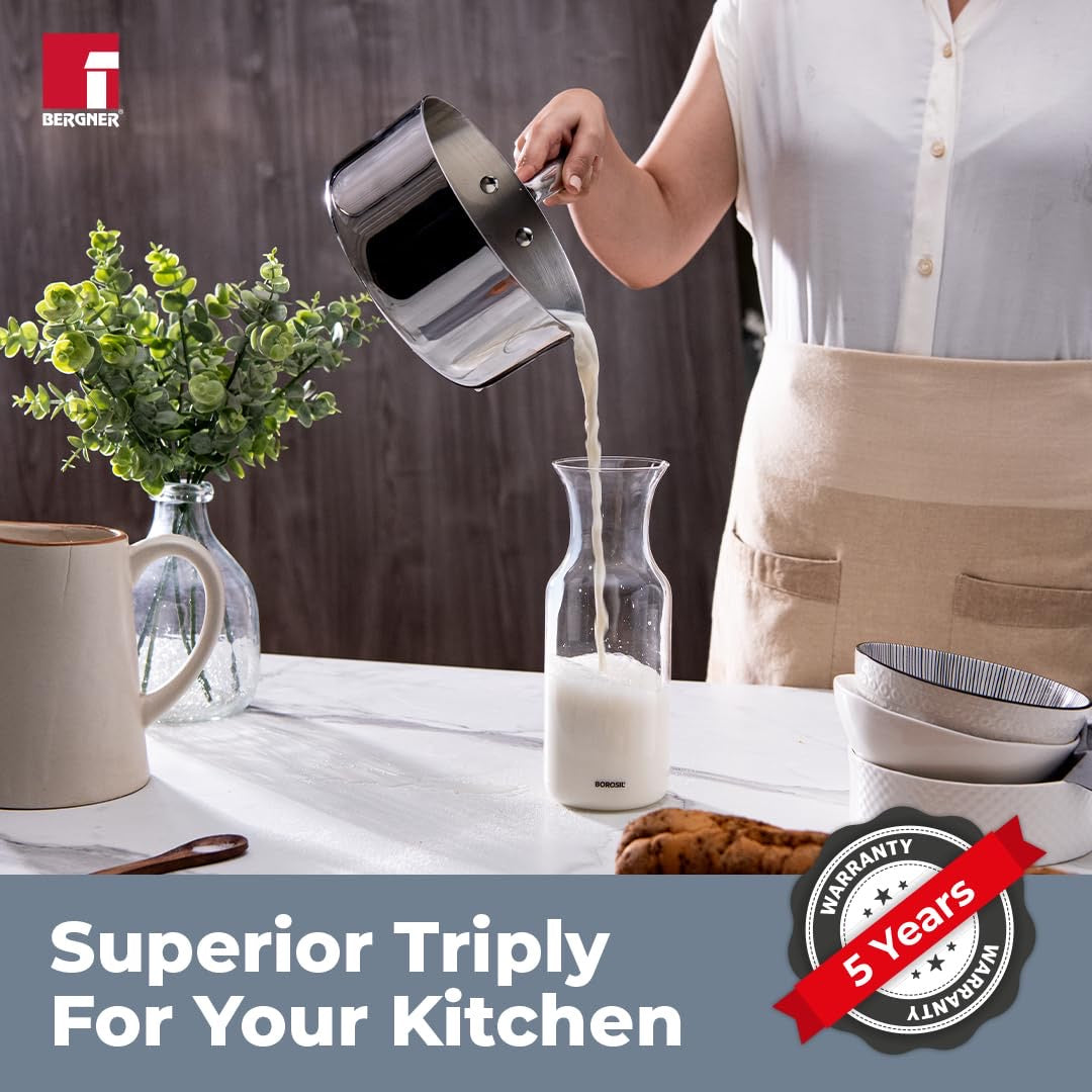 Argent Tri-Ply Stainless Steel Saucepan