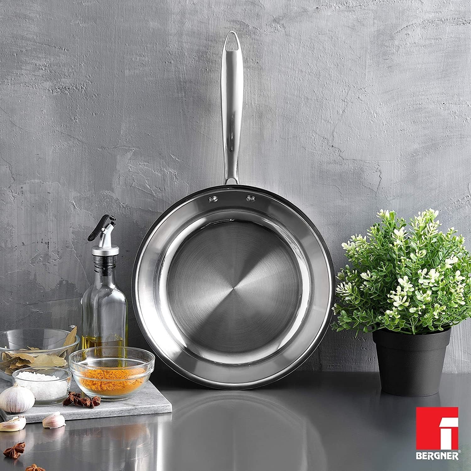 TriPro Tri-Ply Stainless Steel 20 cm Frypan
